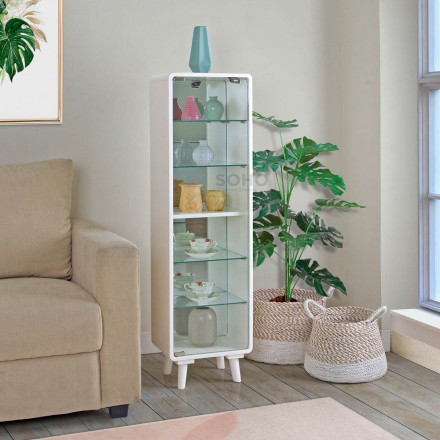 Lemari Pajangan - Mini Showcase Ivory