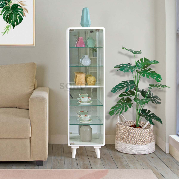 Lemari Pajangan - Mini Showcase Ivory