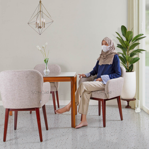 Kursi - Sally Dining Chair Brown