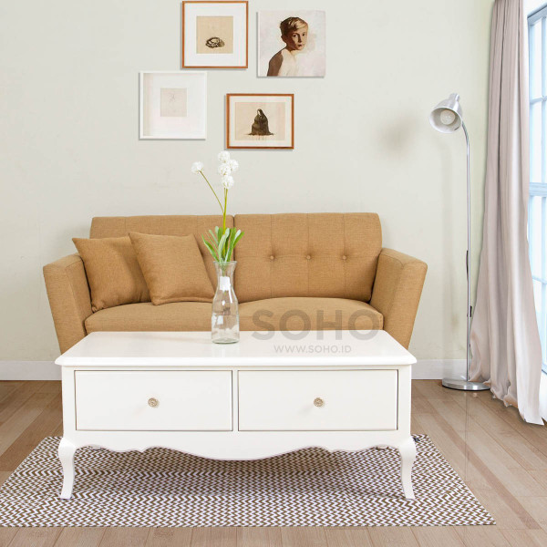 Meja Tamu - Vienna Coffee Table Ivory