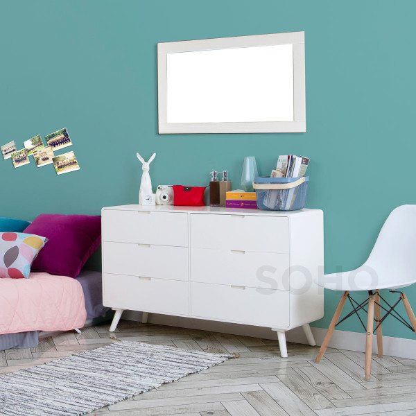 Lemari Laci - Flip 6 Drawers Ivory