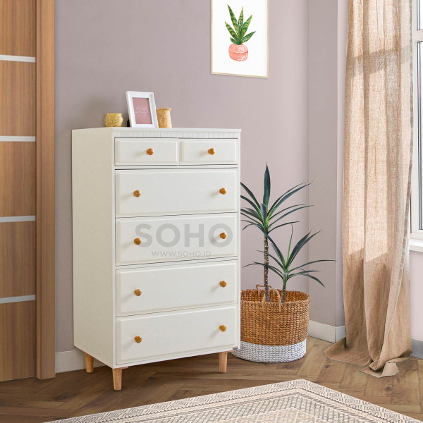 Lemari Laci - Ellis High Chest