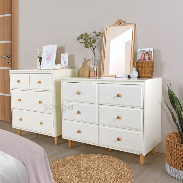 Lemari Laci - Ellis 6 Drawers