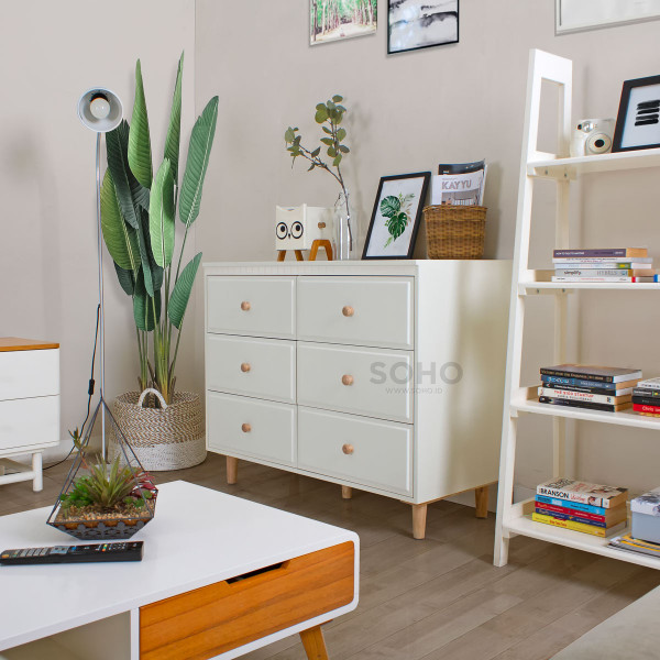 Lemari Laci - Ellis 6 Drawers