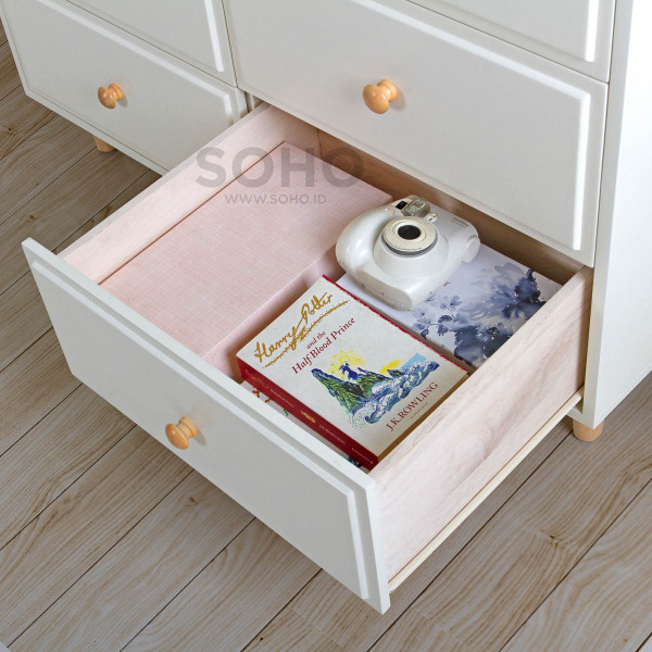 Lemari Laci - Ellis 6 Drawers