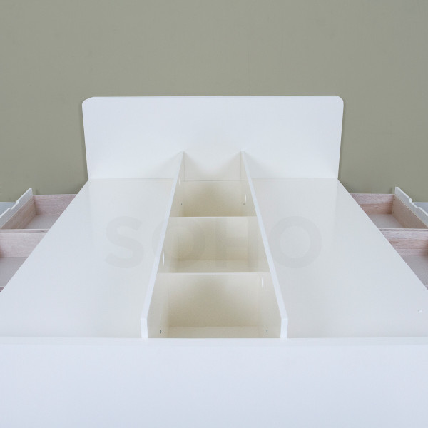 Tempat Tidur Laci - Helsinky Bed Ivory