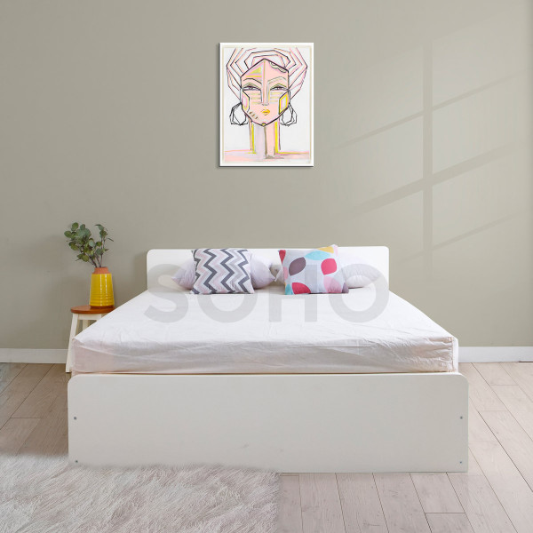 Tempat Tidur Laci - Helsinky Bed Ivory