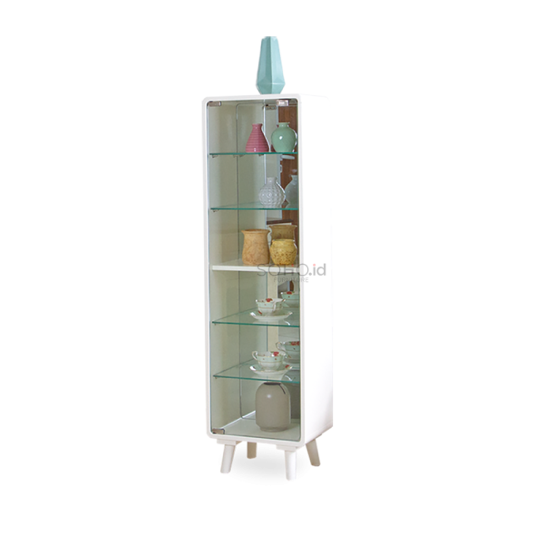 Lemari Pajangan - Mini Showcase Ivory