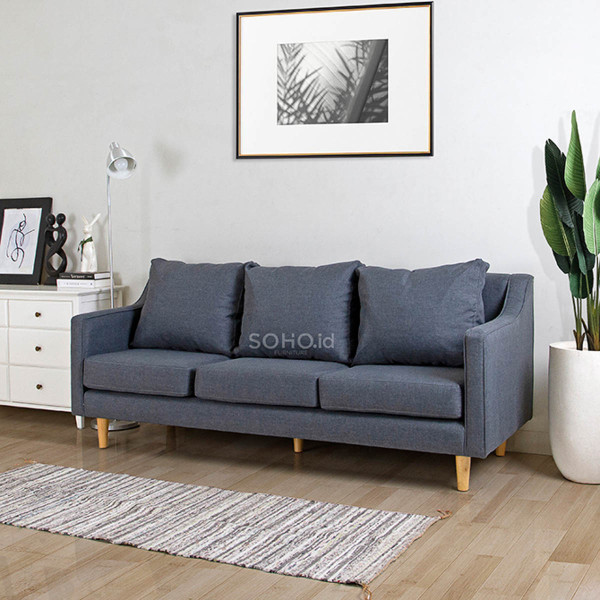 Sofa - Sofa Melinda 3 Seater Grey