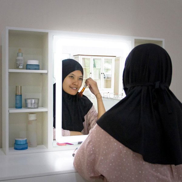 Meja Rias - New Tiffany Dressing Table with LED