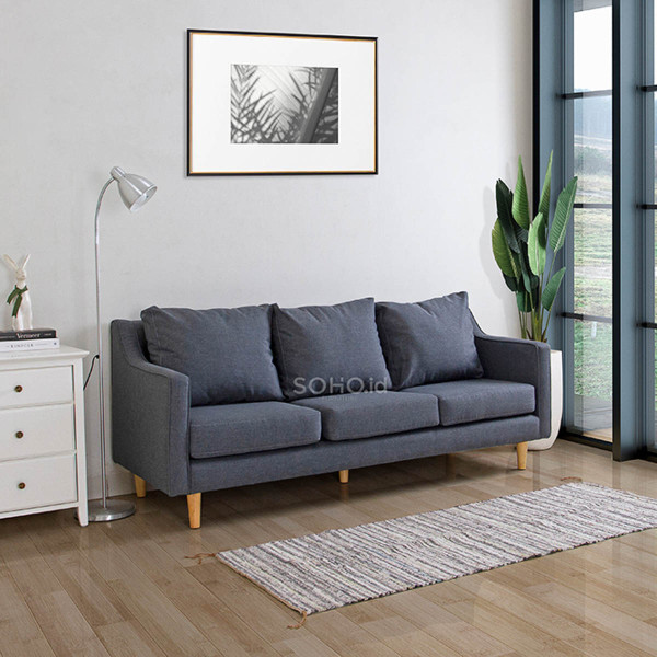 Sofa - Sofa Melinda 3 Seater Grey