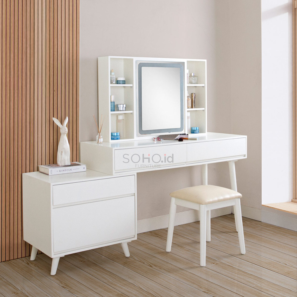 Meja Rias - New Tiffany Dressing Table with LED