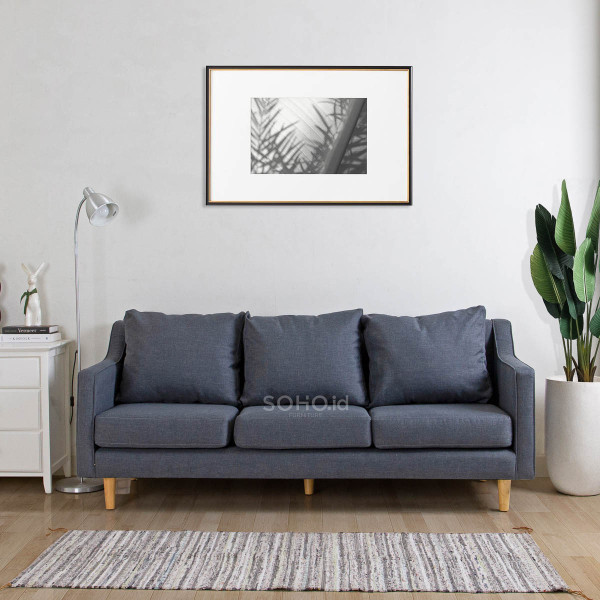 Sofa - Sofa Melinda 3 Seater Grey