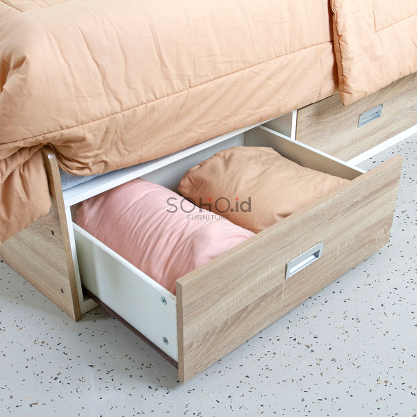 Tempat Tidur Laci - Ecco Bed Brown