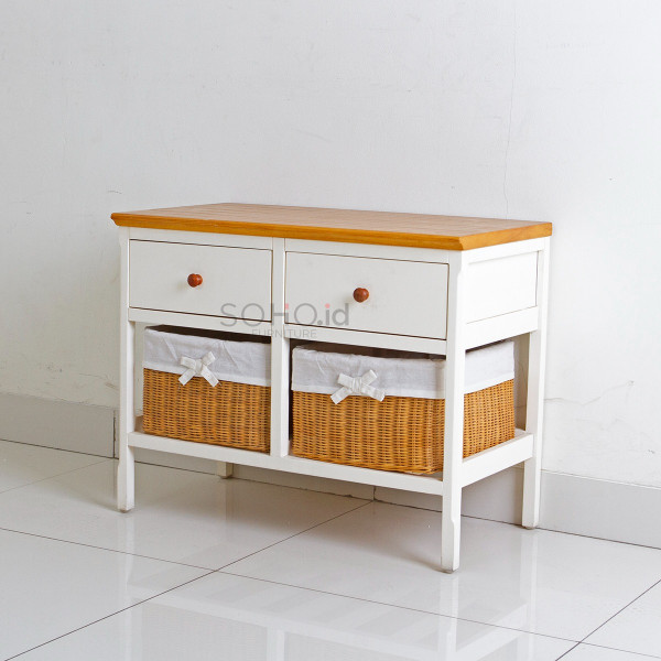 French Rattan 2D + 2B Natural Top