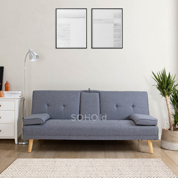 Sofa - New Mulan Sofa Bed Dark Grey