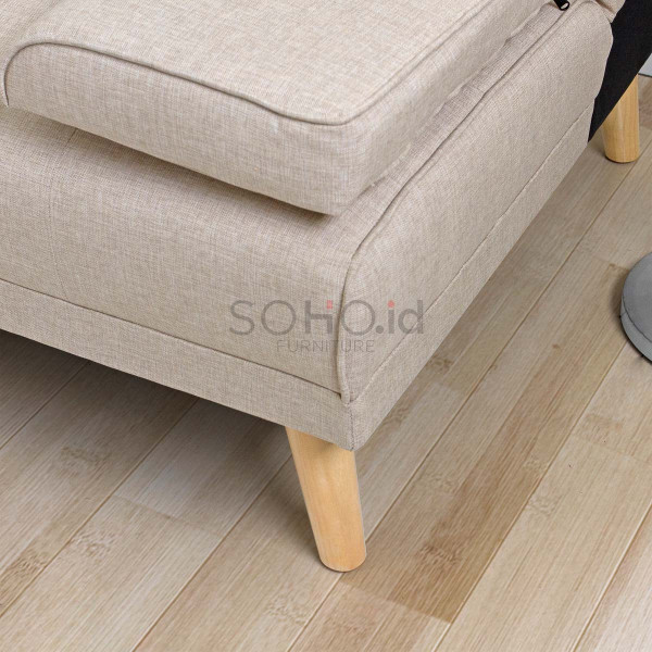 Sofa - New Mulan Sofa Bed Cream