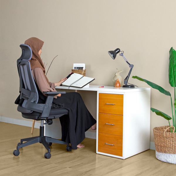 Kursi Kantor SOHO - Ahsoka PC Grey Black