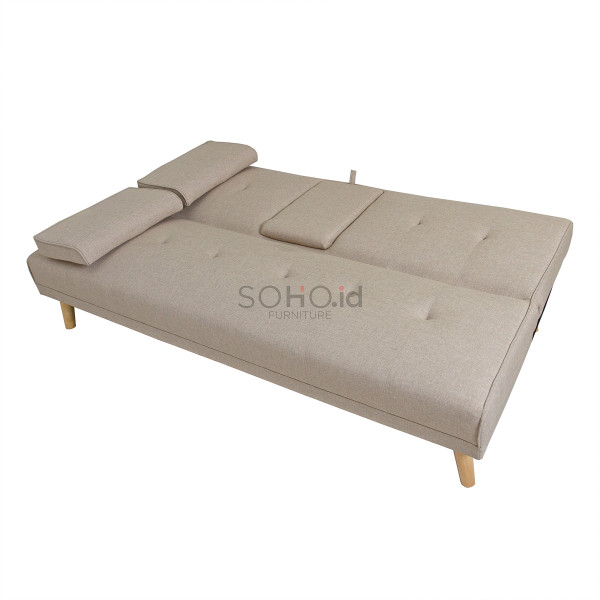 Sofa - New Mulan Sofa Bed Cream