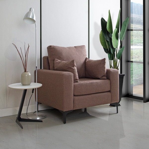 Sofa - Kana 1 Seater Walnut