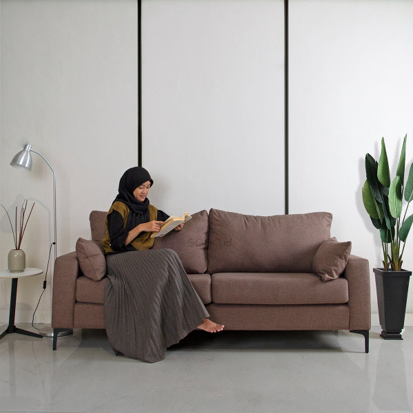 Sofa - Kana 3 Seater Walnut