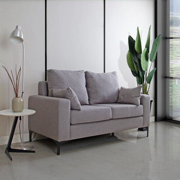 Sofa - Kana 2 Seater Mid Grey
