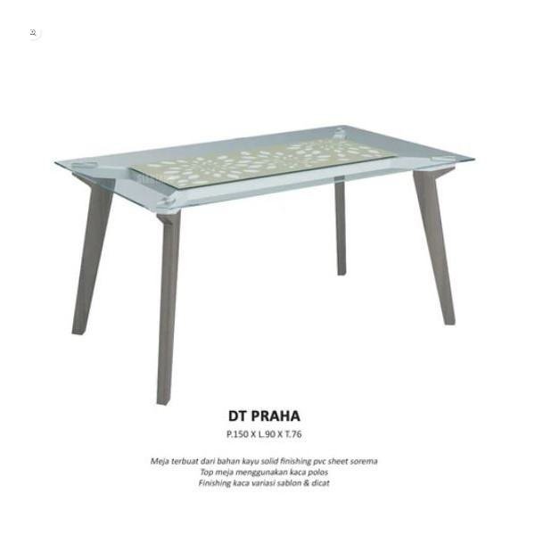 Meja Makan - Praha Dining Table