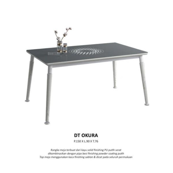 Meja Makan - Okura Dining Table