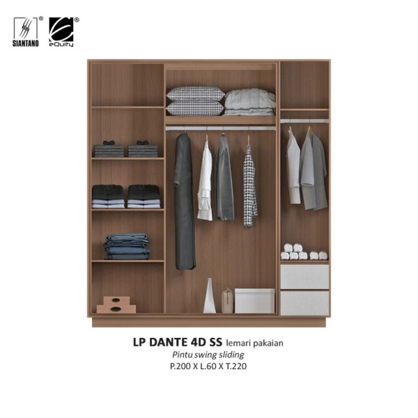 Lemari Pakaian - LP Dante 4D SS