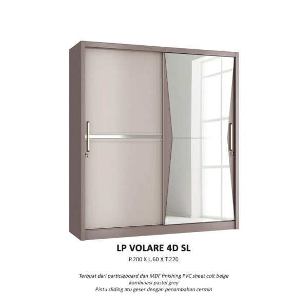 Lemari Pakaian - LP VOLARE 4D SL