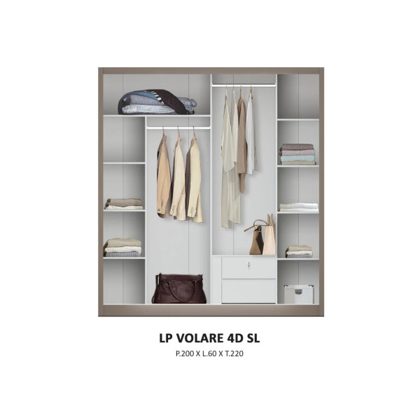 Lemari Pakaian - LP VOLARE 4D SL