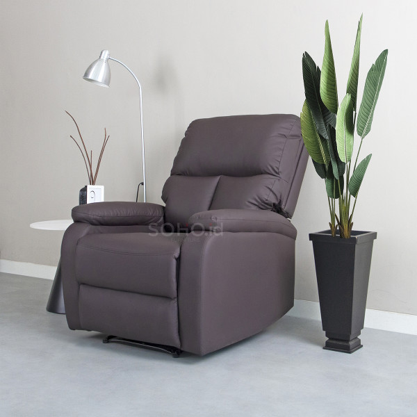 Sofa - Bobby Sofa 1 Seat Recliner Brown