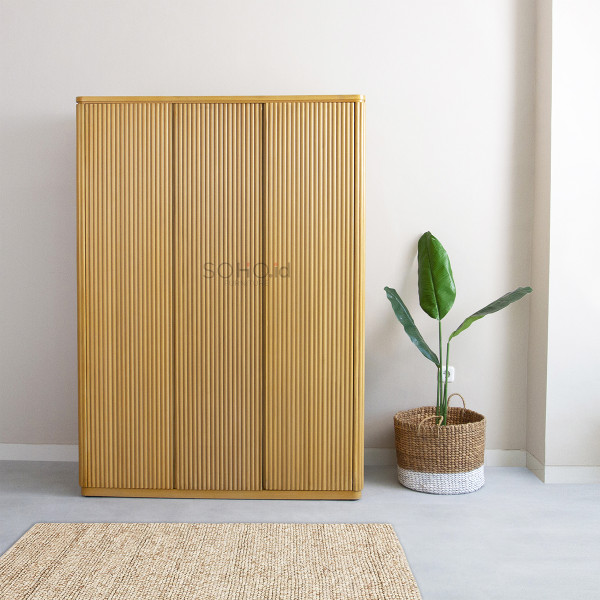 Lemari Pakaian - Osaka Wardrobe 3 Pintu