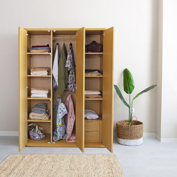 Lemari Pakaian - Osaka Wardrobe 3 Pintu