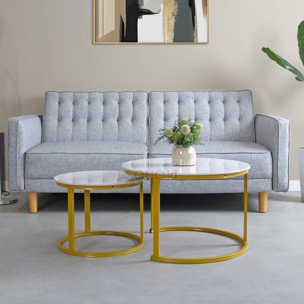 Meja Tamu - Alison Coffee Table Gold
