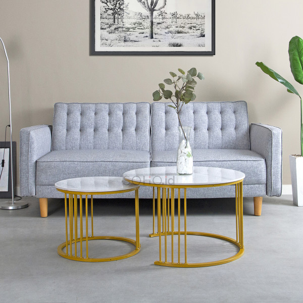 Meja Tamu - Aries Coffee Table Gold