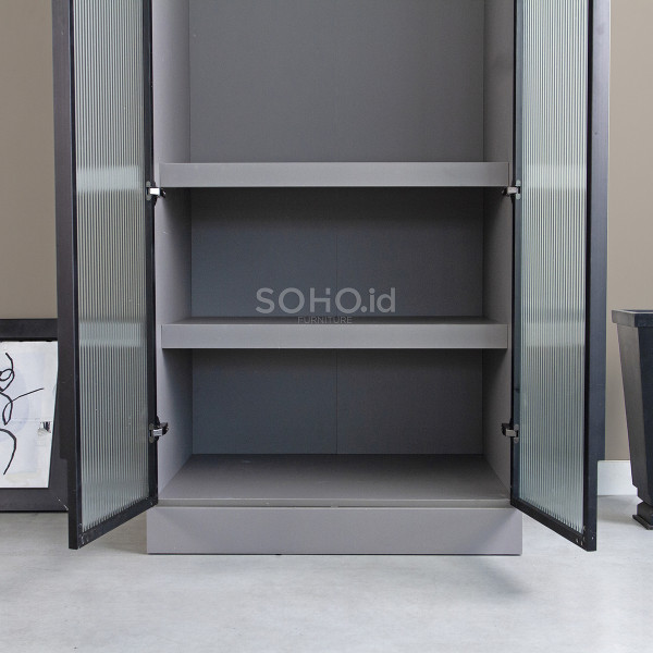 Lemari Pakaian - Calya Wardrobe Grey