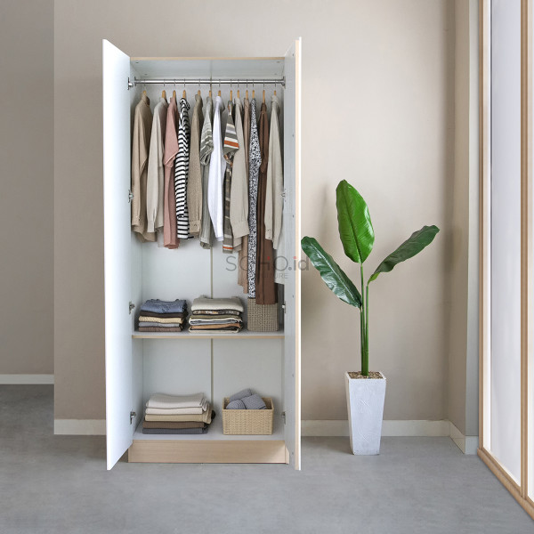 Lemari Pakaian - Rose Wardrobe 2 Pintu