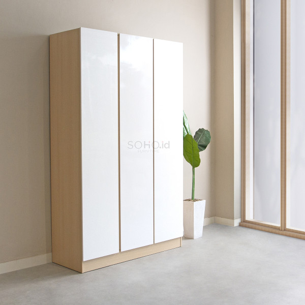 Lemari Pakaian - Rose Wardrobe 3 Pintu