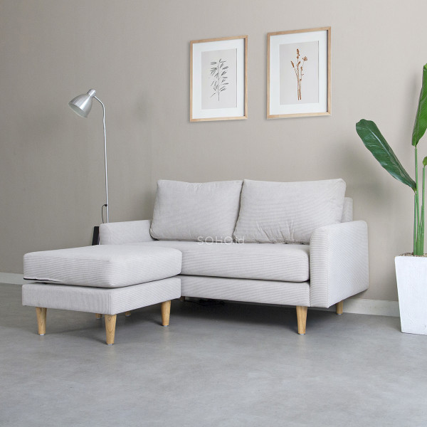 Sofa - Amy Sofa + Ottoman Moonbeam