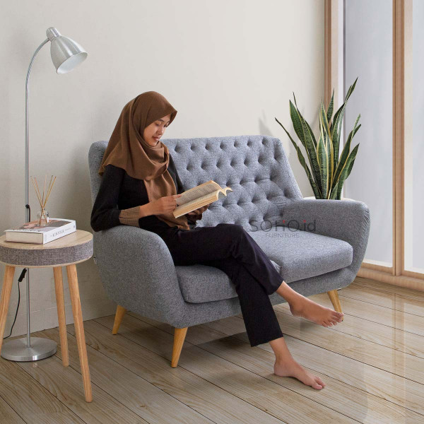 Sofa - Sofa Oslo 2 Seater Grey