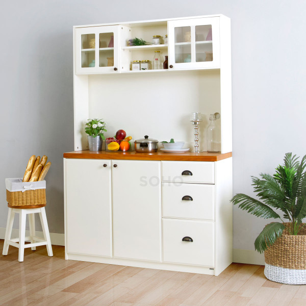 Lemari Makan - Alma Pantry 1200 Natural Top
