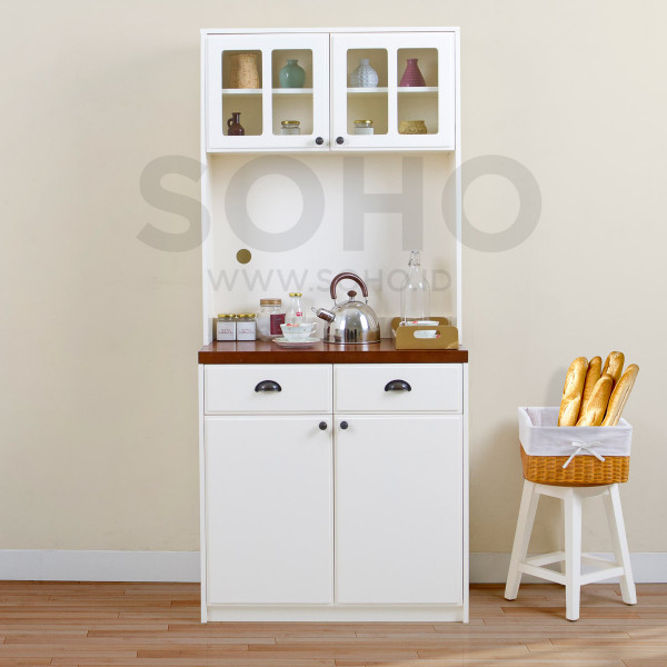 Lemari Makan - Alma Pantry 800 Top Brown