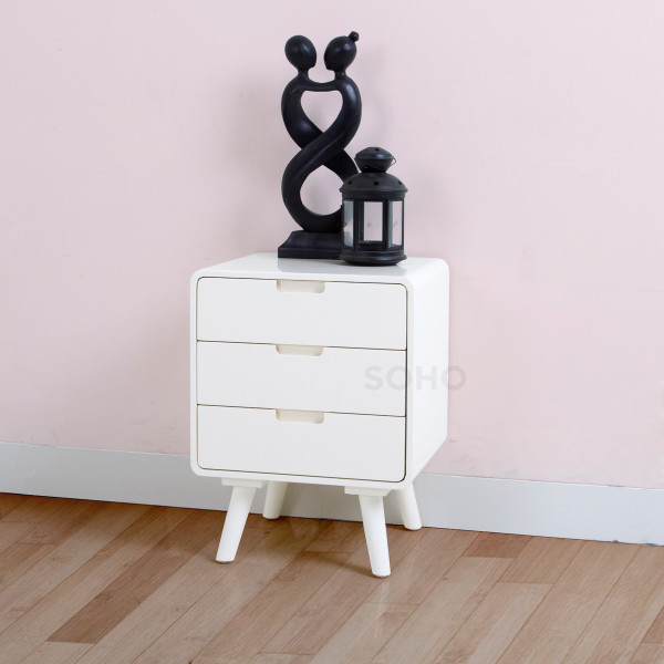 Nakas - Flip Nightstand Ivory