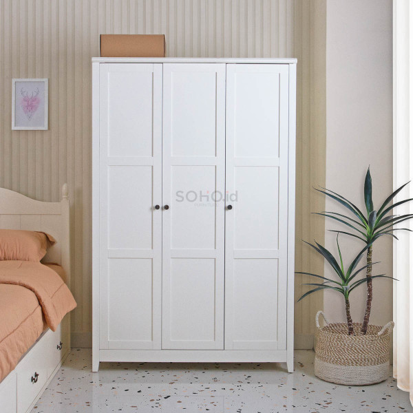 Lemari Pakaian - Ashley Wardrobe 3 Pintu