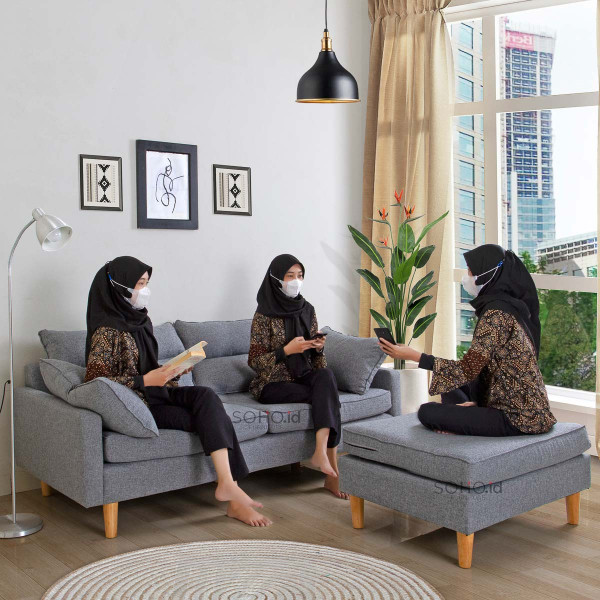 Sofa - Sofa L Charlie Grey