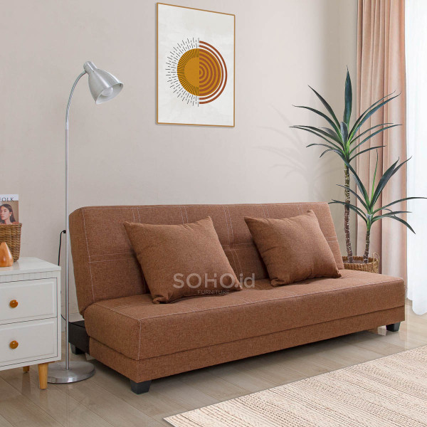 Sofa - Remy Sofa Bed Brown