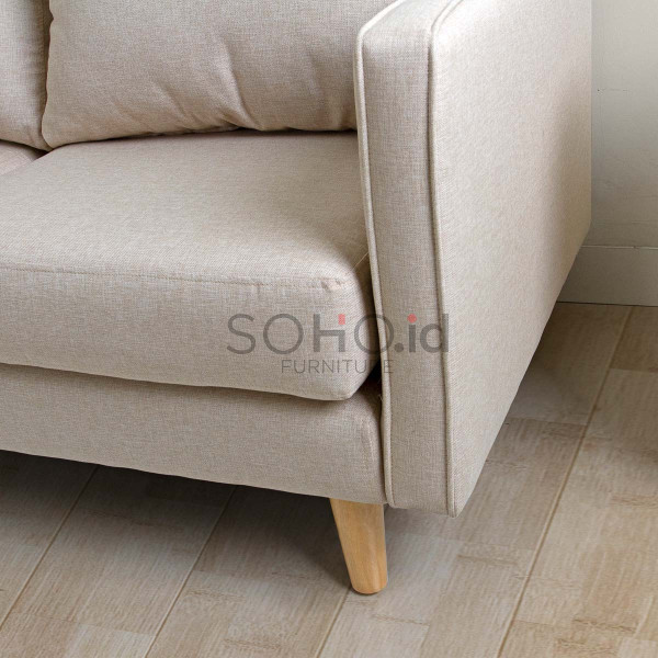 Sofa - Sofa Melinda 2 Seater Cream