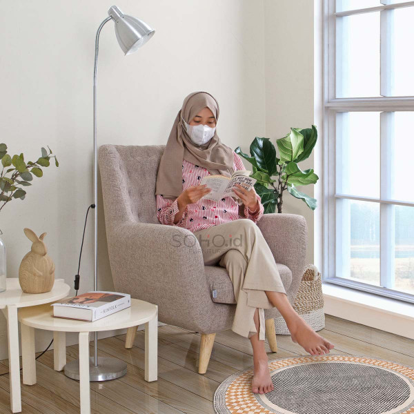 Sofa - Sofa Oslo 1 Seater Brown