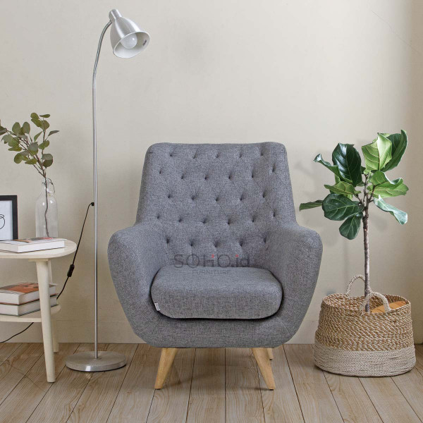 Sofa - Sofa Oslo 1 Seater Grey